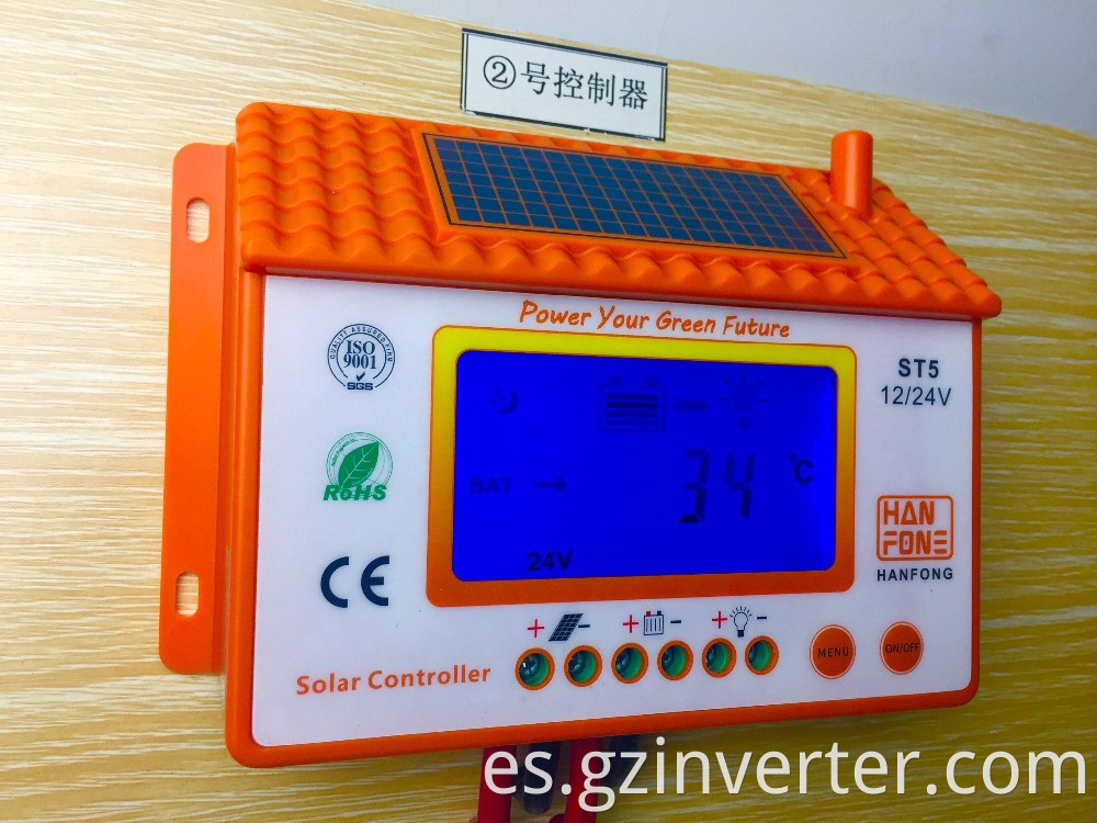 Circuito de controlador de ventilador PWM CE ROHS CARGA DE CARGA Solar 50A Operación fácil del controlador PWM para la venta